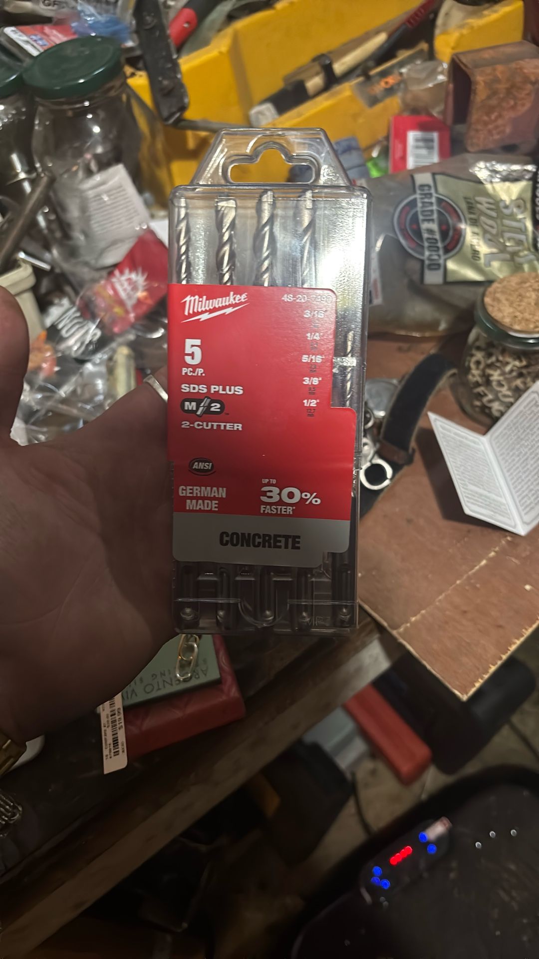 Brand New Milwaukee Concrete Drill Bits