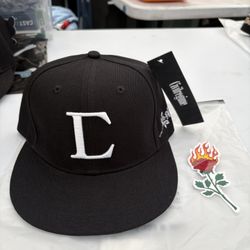 NEW Civil Regime Black Fitted Hat 7 1/4 – Tags & Sticker