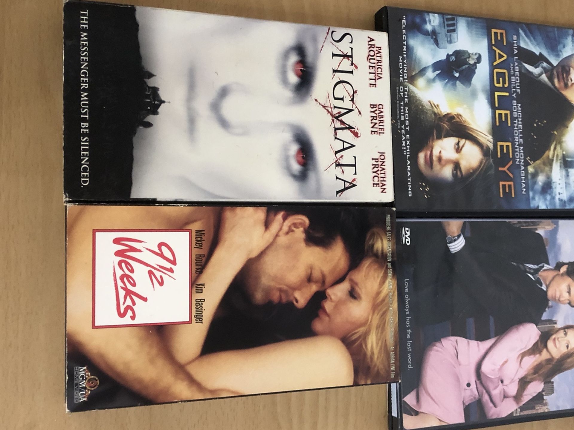 CDs and VHS movies