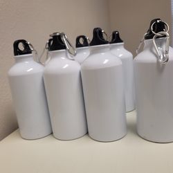 WHITE METAL BOTTLES 