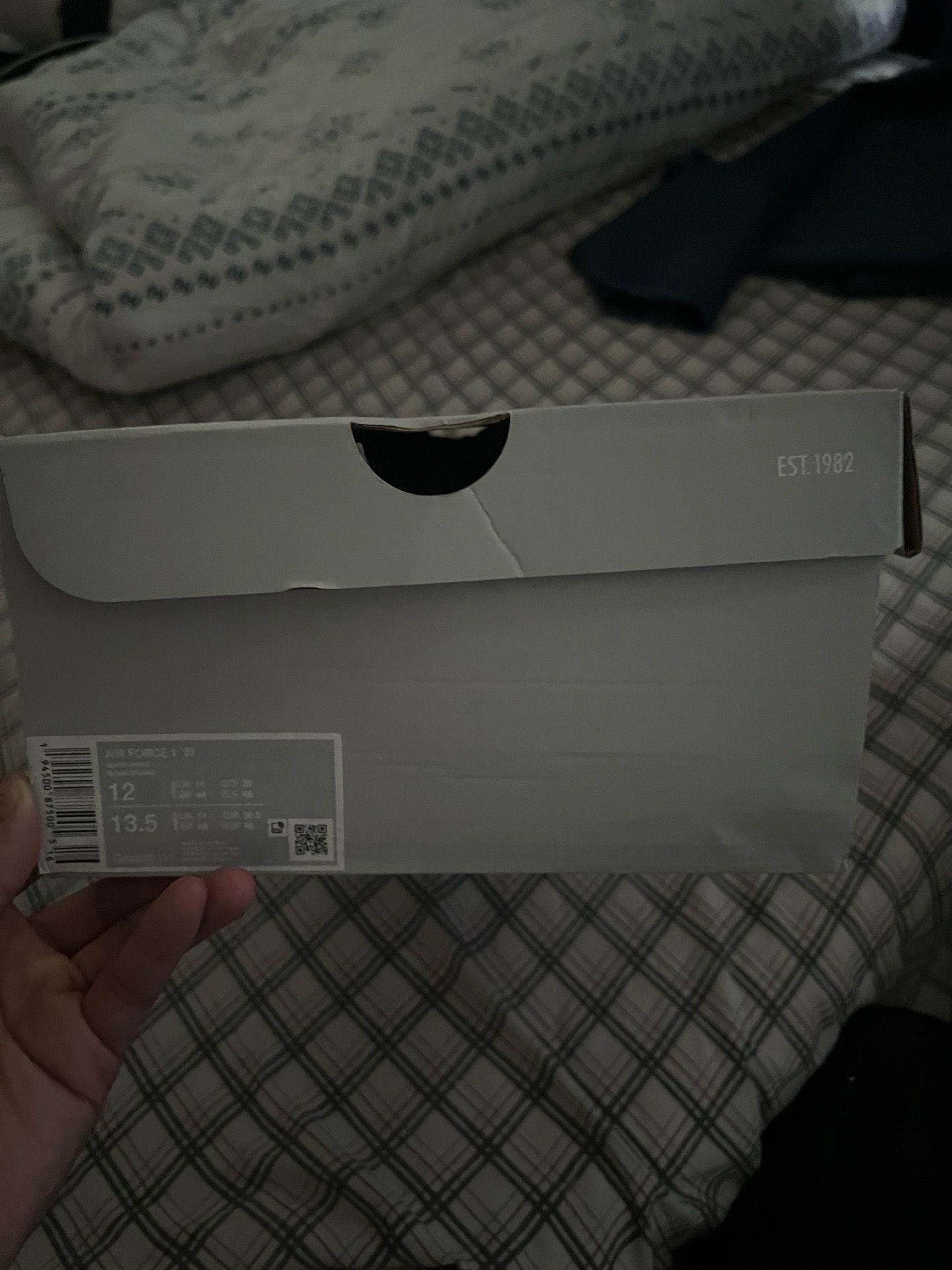 Black and white Nike dunk/ AF1 white