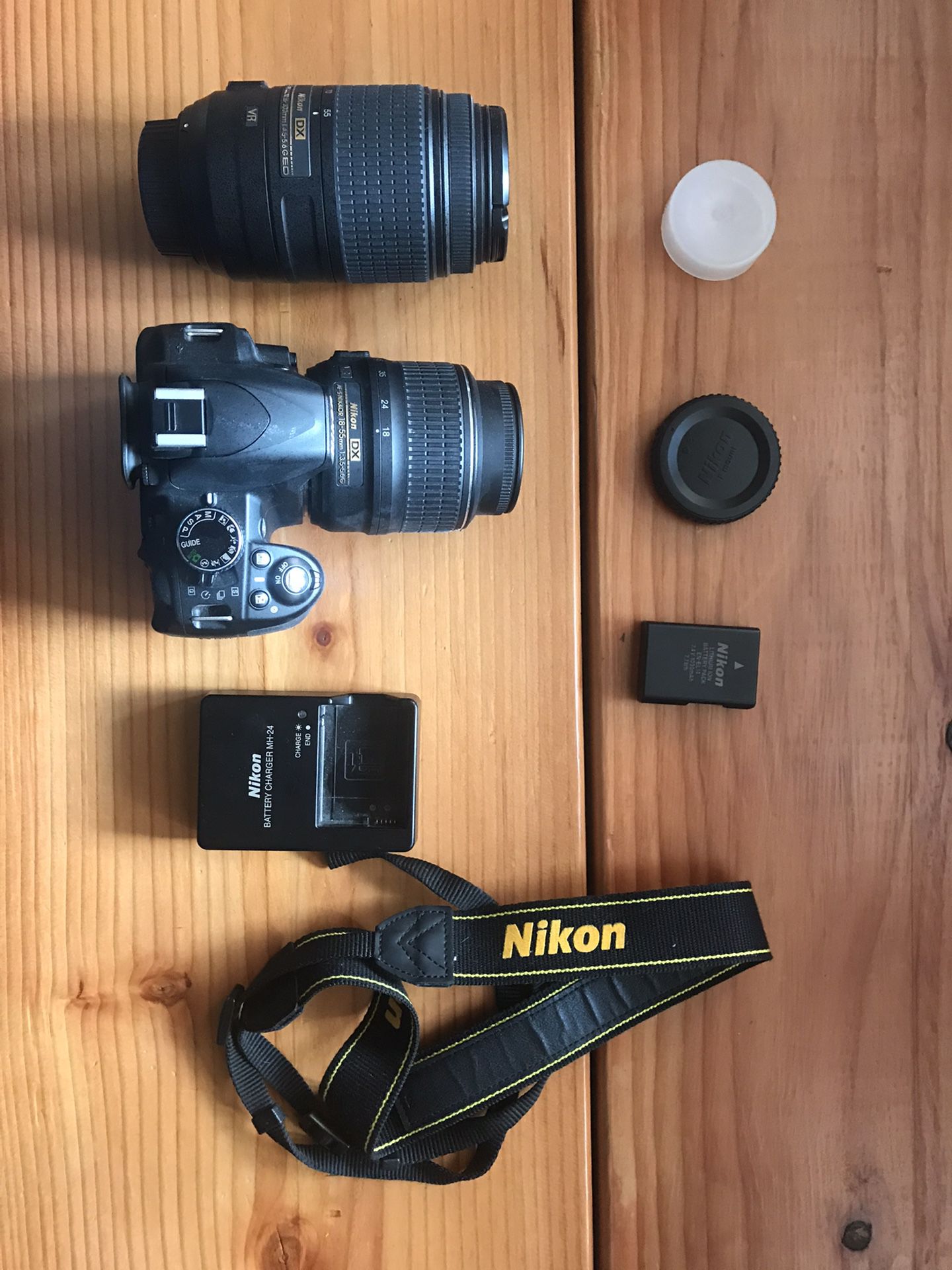 Nikon D3100 DSLR Camera + 2 lenses