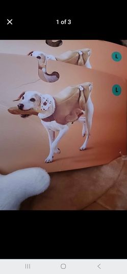 Dog Halloween Costume Size Large