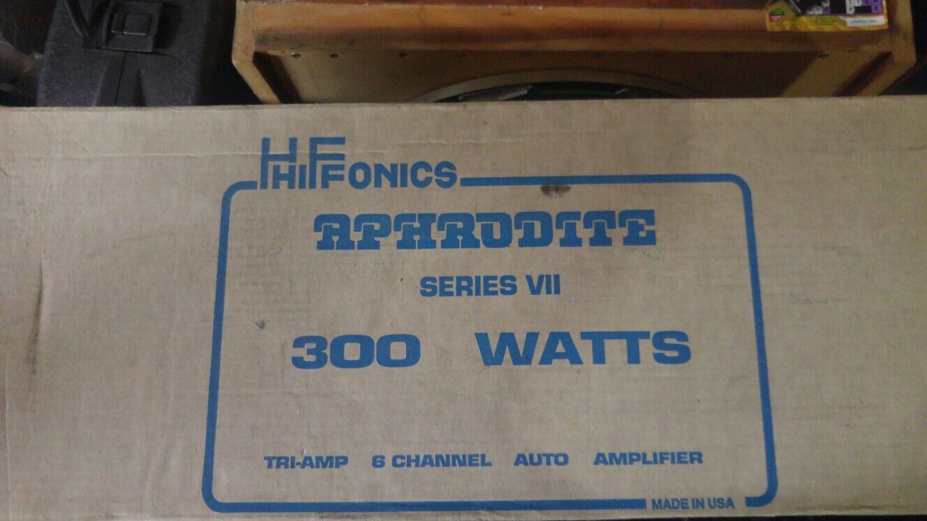 HiFonics Aphrodite 6ch old school amp. In box