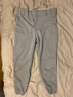 Youth Large Gray Baseball Pants (Rawlings)