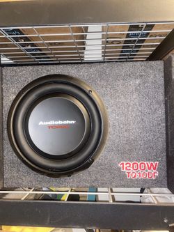 Audiobahn 10” 1200w boom bass box