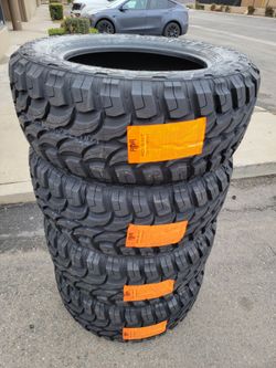 35X12.50 R20 LT RDR MUD TERRAIN TIRES SILVERADO SIERRA RAM F150 TUNDRA TITAN RUBICON GLADIATOR
