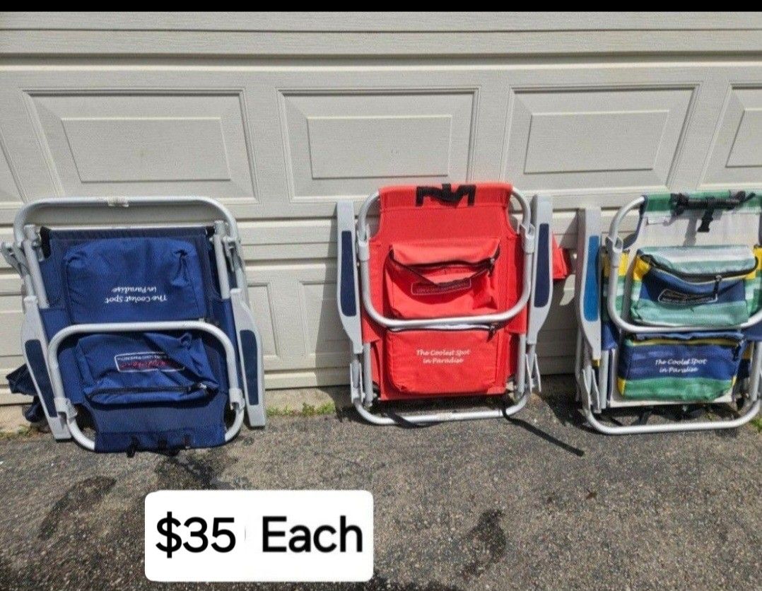 Tommy Bahama Backpack Beach Chairs With Cooler