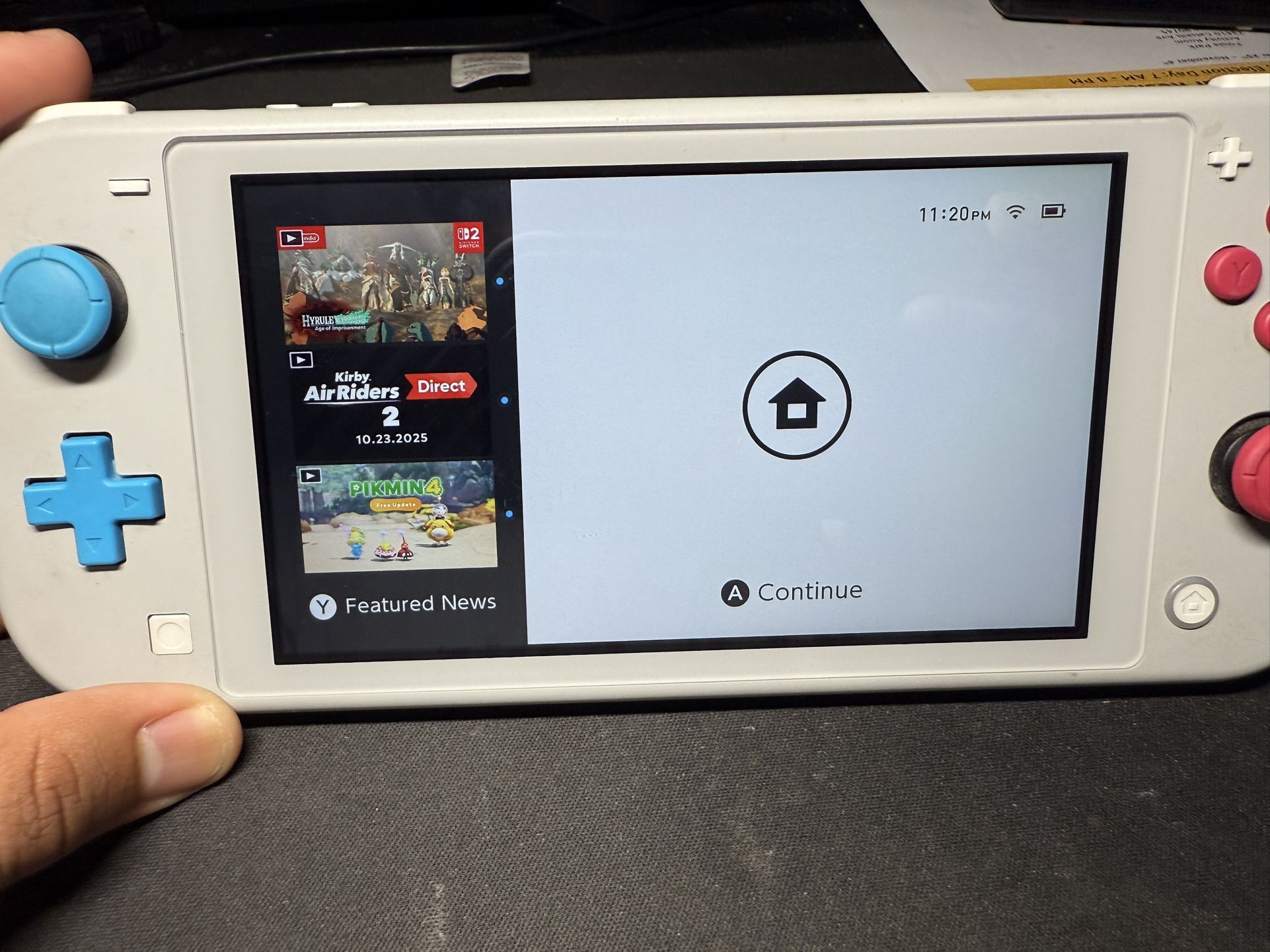 Nintendo Switch Lite With Game