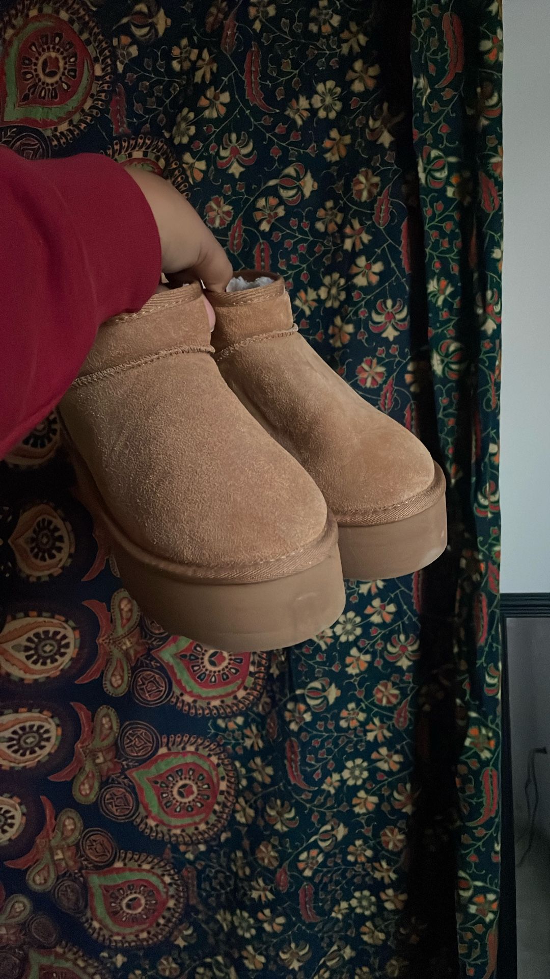 Platform Boots W/ Memory Foam