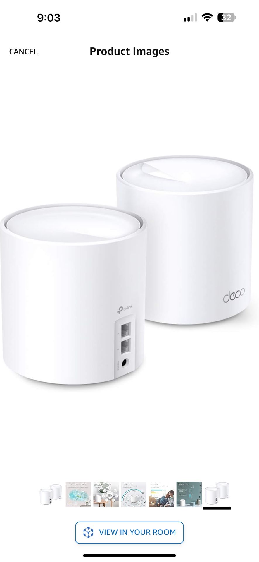 Deco WiFi 6 2 Pack 