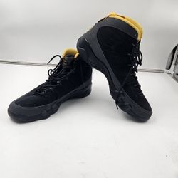 Jordan 9 Retro Charcoal Gold Black Men's Sz 11.5 Pre-Owned CT8019-070 Grey Yellow