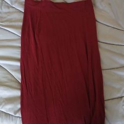 Red Bodycon Skirt