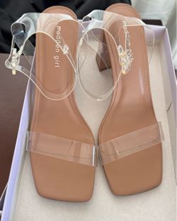 Madden Girl Clear Sandal Heels