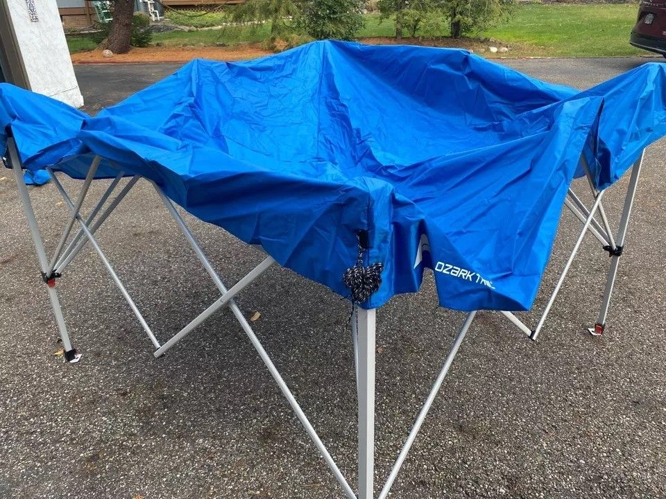 Ozark Trail FGA99SL2 10' x 10' Instant Slant Leg Canopy, Blue