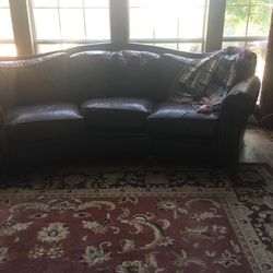 Leather sofa—FREE