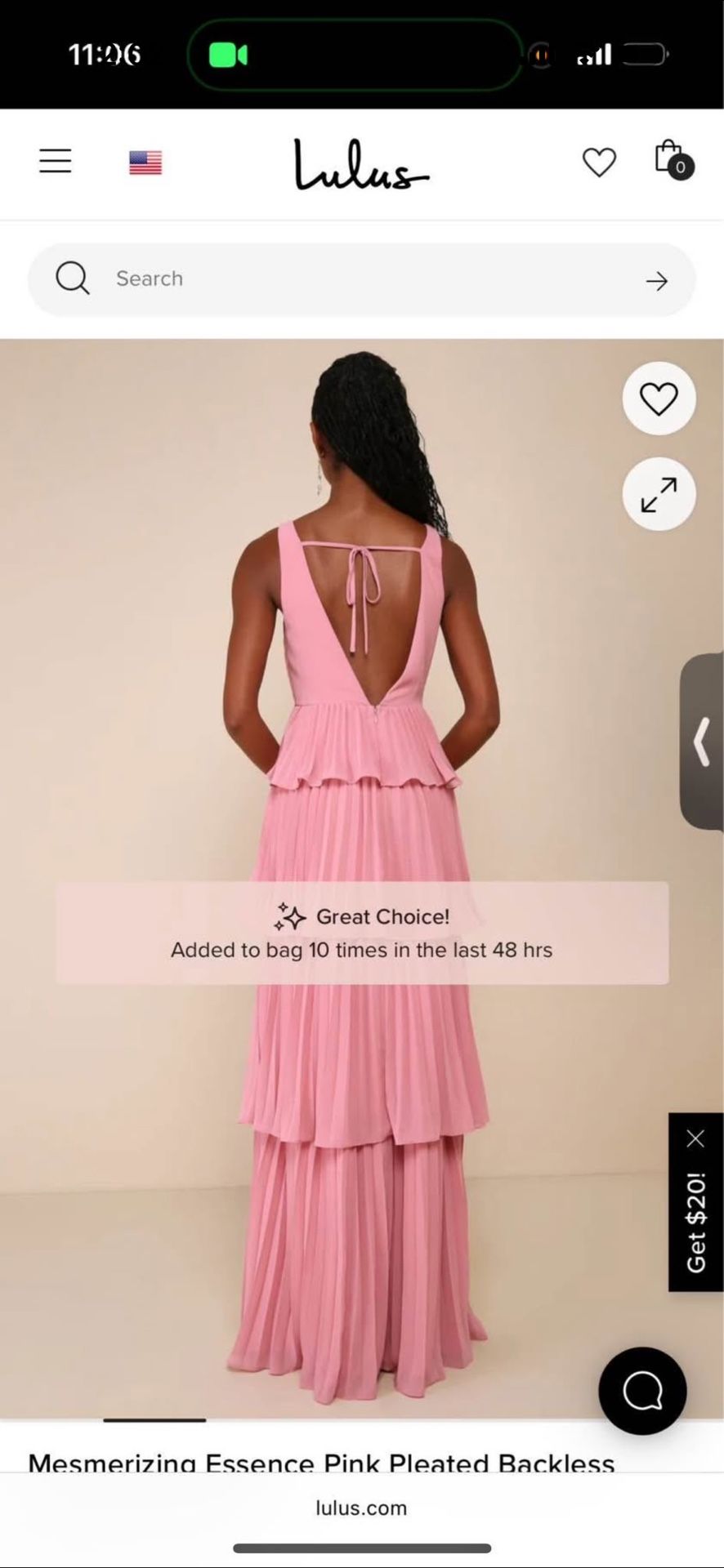 Lulus bridesmaids/ wedding guest dress