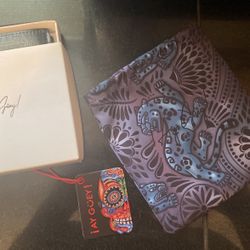 ¡ AY GÜEY ! Cártera Calavera Patrón , Black Wallet With Skull Designs Brand New 100% Authentic 