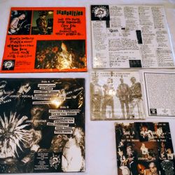 The Casualties and Various Artists Lot of 7 Vinyl Album Collection
