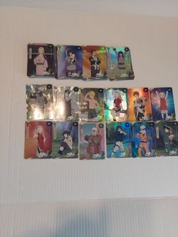 Kayou Naruto Super Rare SR Holo Trading Card Lot of 56 Jiraiya Sasuke Sakura 2 R