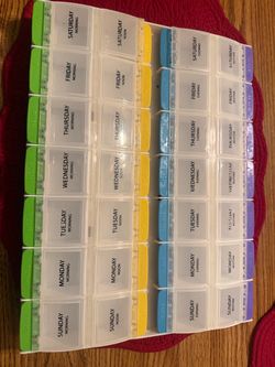14 Day Pill Organizer 2 Times Daily