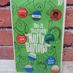 Vintage Fleer Nutty Buttons Sealed Unopened Pack Japan RARE 