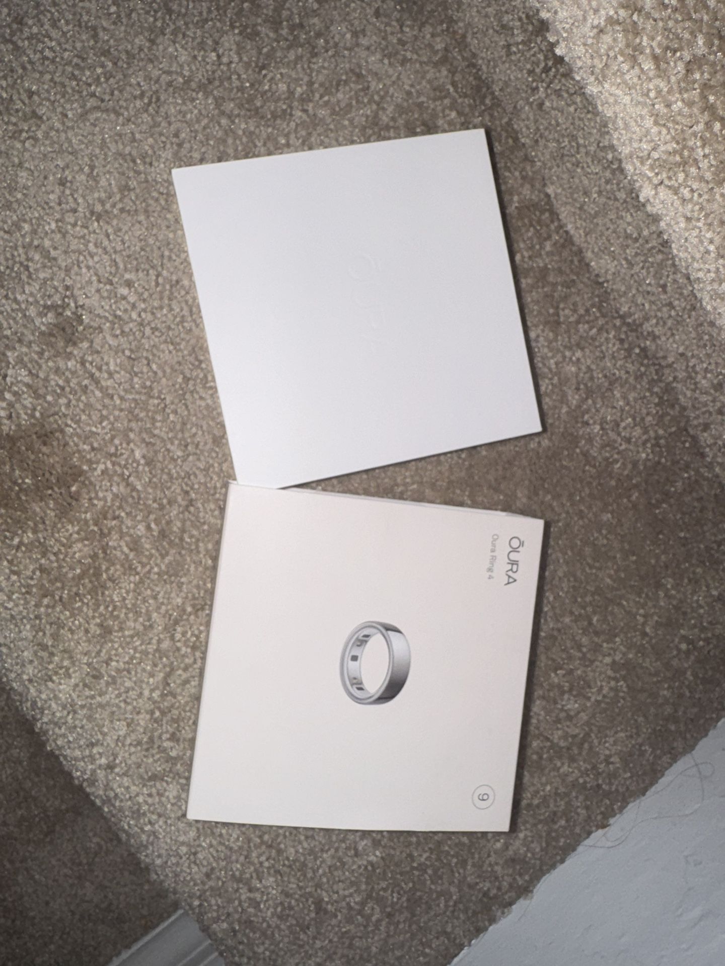 Silver Oura Gen 4 Size 9