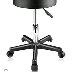 PARTYSAVING Supportive Adjustable Hydraulic Rolling Swivel Stool for Massage and Salon Office Facial Spa Medical Tatoo Chair Cushion & Wheels - Extra