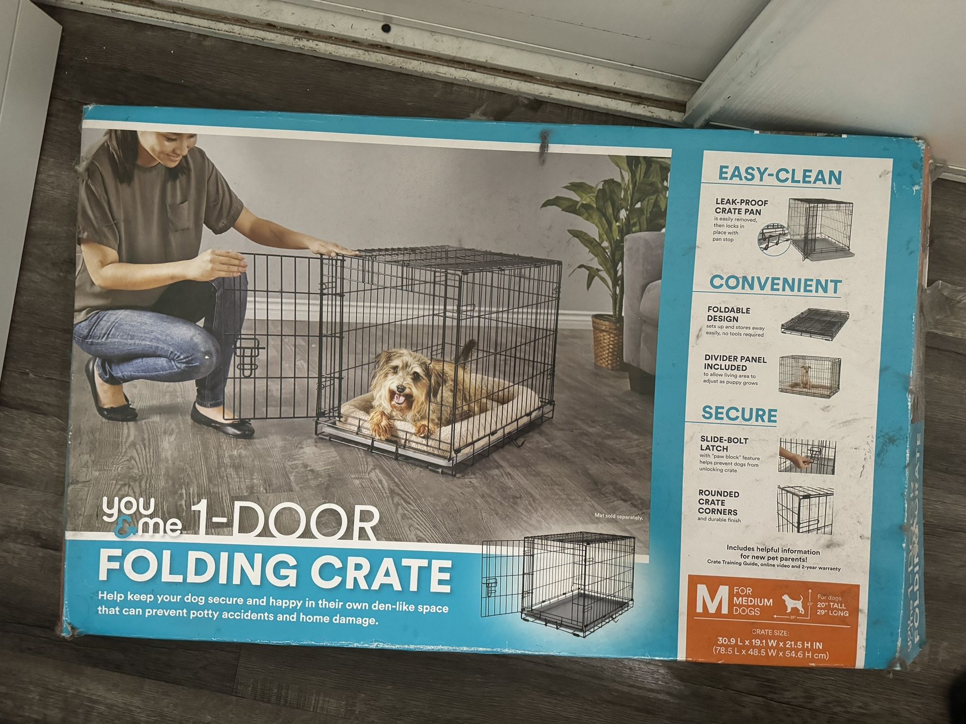 1 Door Folding Crate