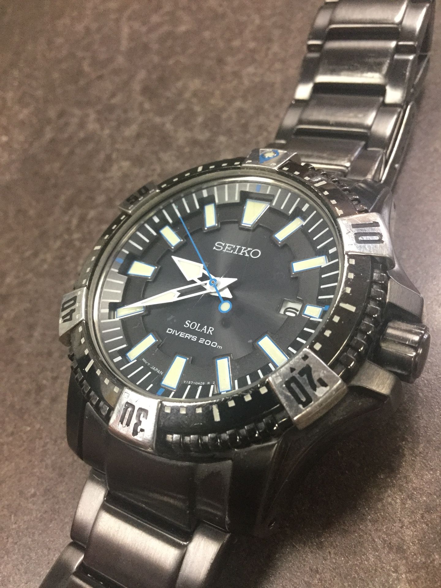 SEIKO SOLAR AIR DIVER'S 200m - MODEL NO. V157-0AS0 for Sale in Norwalk, CA  - OfferUp