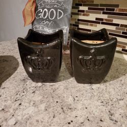 Black Ceramic Pots