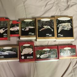 Lot Of Over 30 Star Trek Ornaments Ranging From 1991 Through 2019
