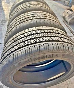 255 45 19 Continental tires Con 80% de Vida Las 4🎃🎃🎃