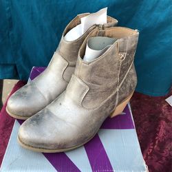 Lane Bryant Metallic Ankle Boots