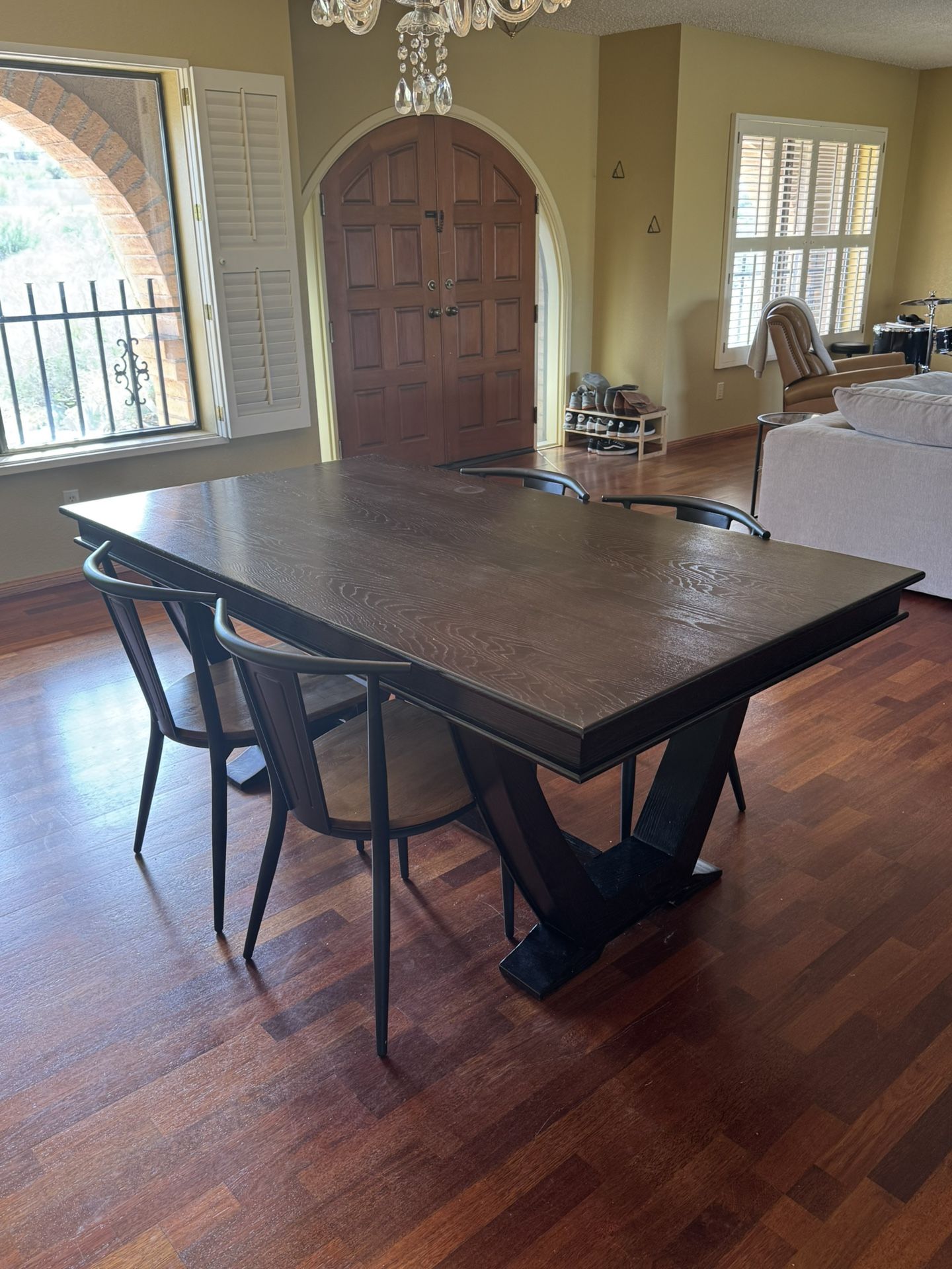 Selling For $1450 OBO /Retailed For $2,140/Table And 4 Chairs