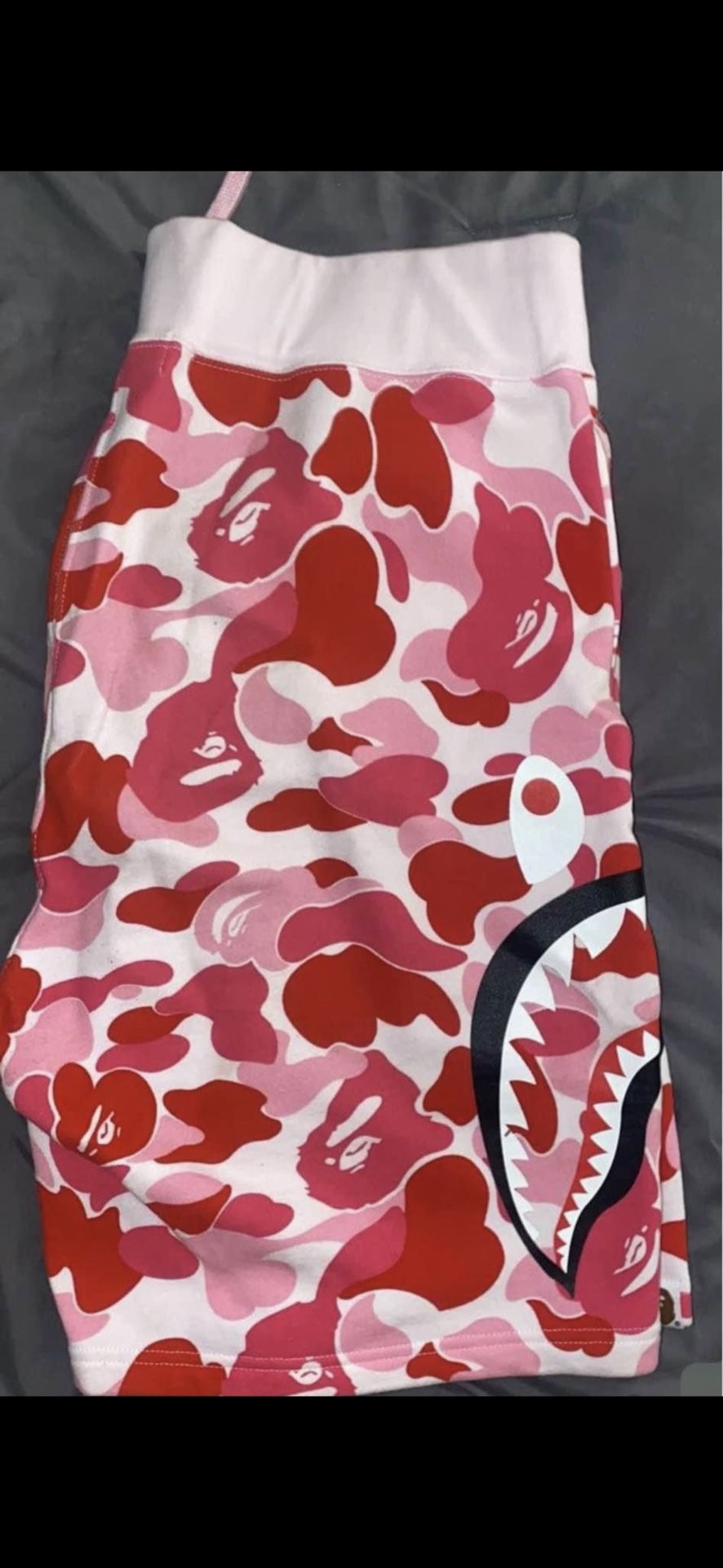 Pink Camo Bape Shorts Authentic 