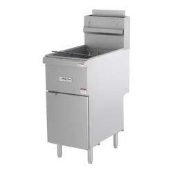 Magic Chef 35 Qt. 50 lb. Stainless Steel Commercial Propane Gas Fryer - 120,000 BTU