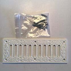 NEW White Ornate Vintage Style Air Vent Cover 