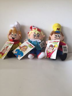 Snap Crackle And Pop Kellogg’s Plush Breakfast Bunch New With Tags