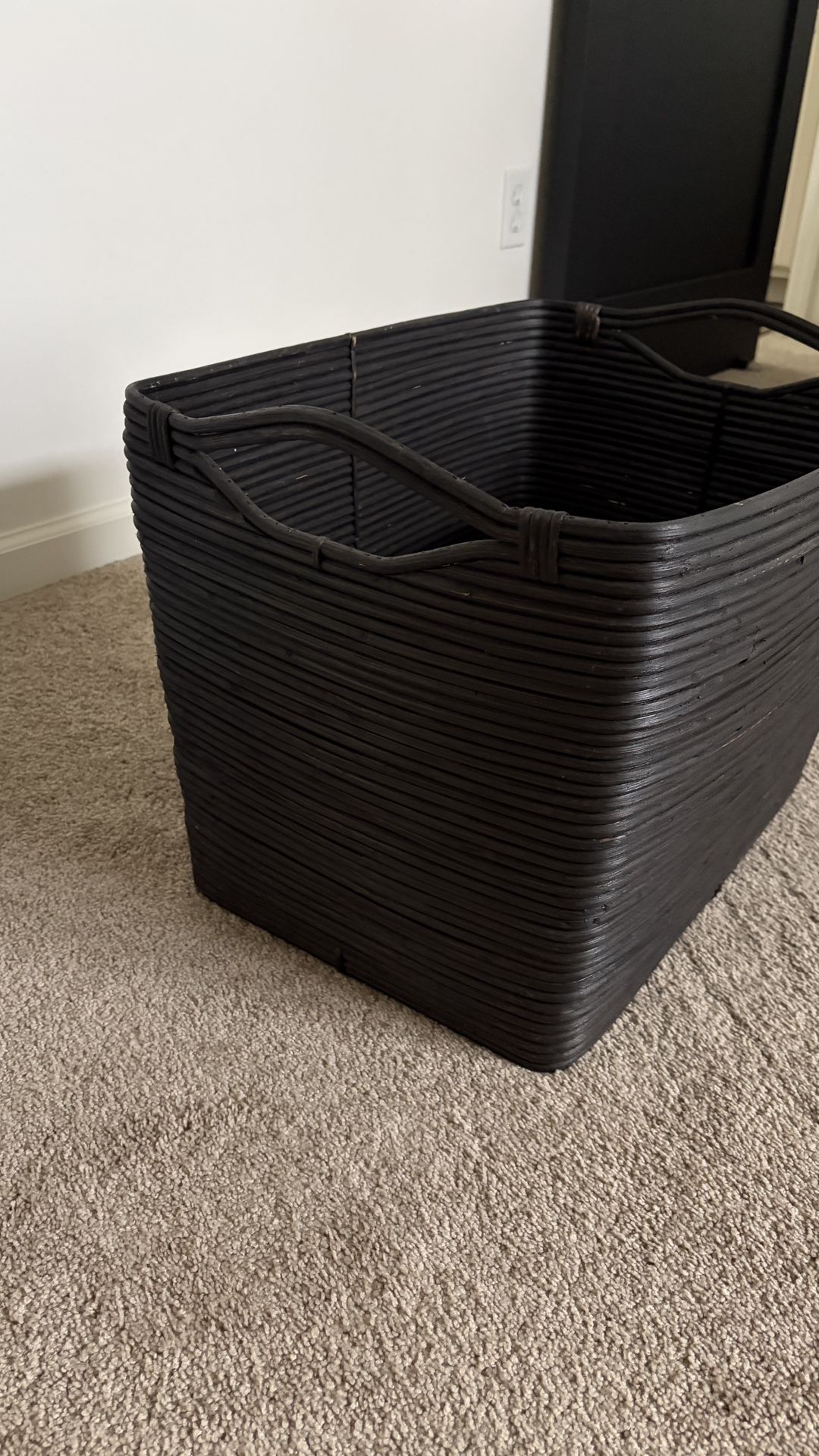 Threshold Wicker Basket With Handles 