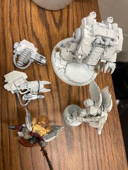 Blood angels 40K space marines characters and furioso dreadnought