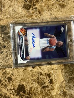 Brandon Miller Topps Chrome Rookie Auto Card