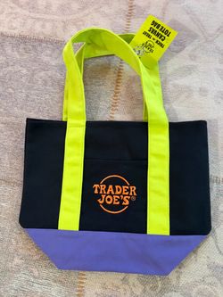 Trader Joe's Trick or Treat Canvas Tote Bag