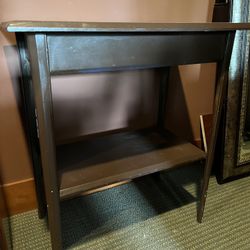 MCM solid wood side table 