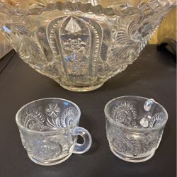 Glass Punch Bowl