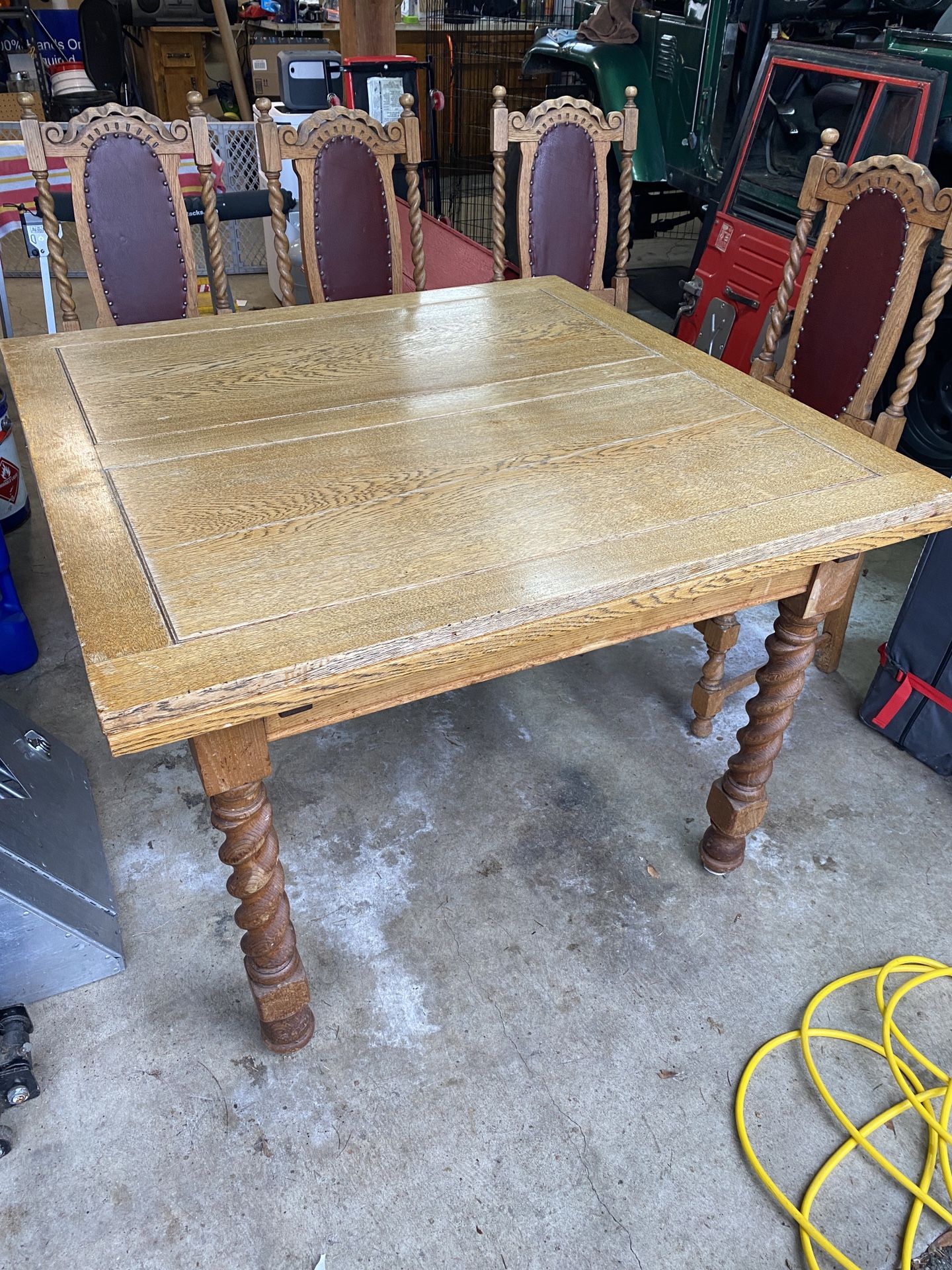 Antique Barley Twist Table