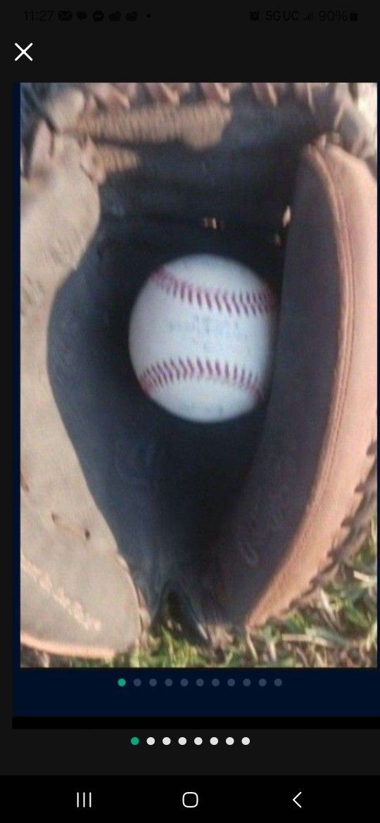 Rawlings "YOUTH" LEFT HANDED CATCHERS GLOVE "LITE TOE" MODE FOR A "LEFTY" THROWER "PRICE IS FIRM"