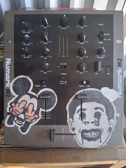 Numark M2 Scratch Mixer 2-Channel DJ Mixer TESTED WORKS