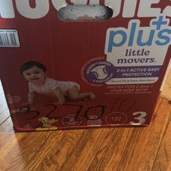 Size 3 Huggies +plus 