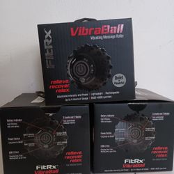  vibraball  Massage Roller relieve recover Adjustable intensity and power up to Hours of usage 18 dollars each 